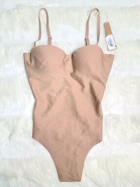 SKIMS Body Molded Underwire Bodysuit Tan Sienna XXS Women NEW